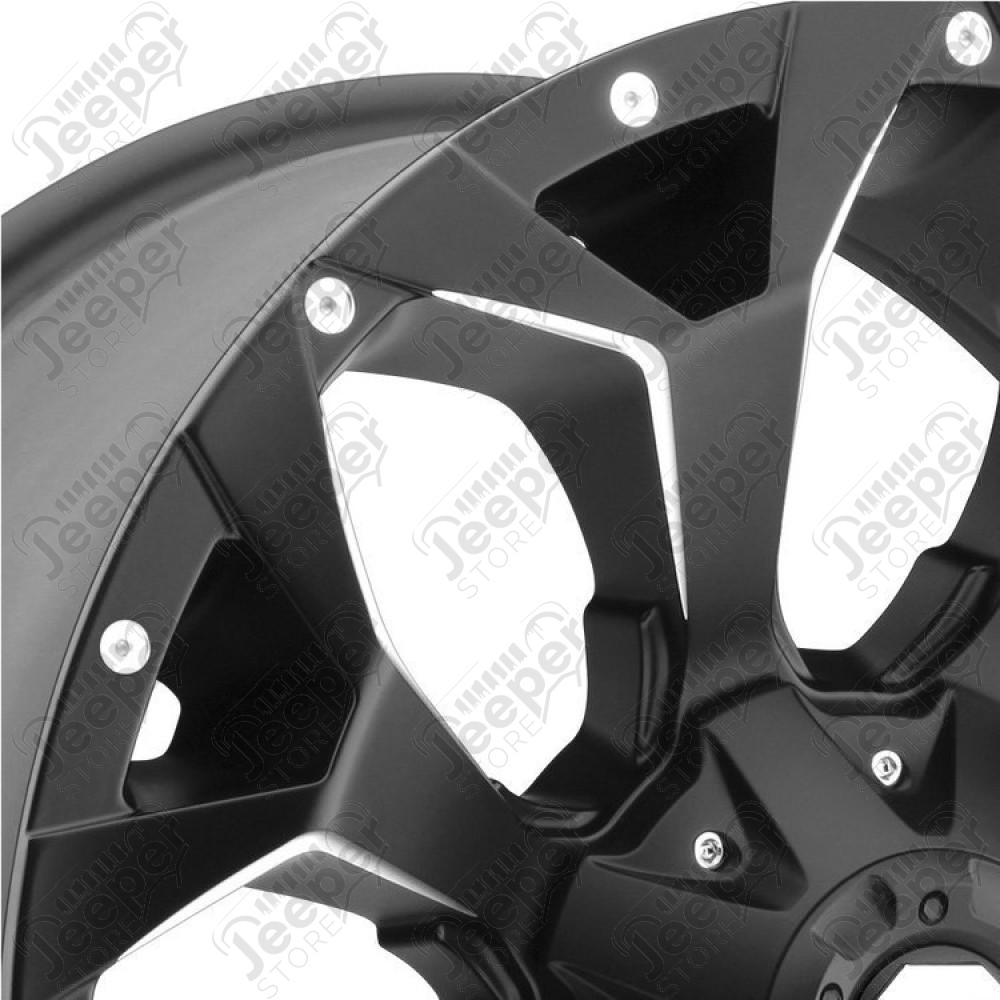 Jante Aluminium Fuel Offroad D545 Assault Matte Black Miled 10x20 / 5x114.3 / ET : -18 - D54620002647