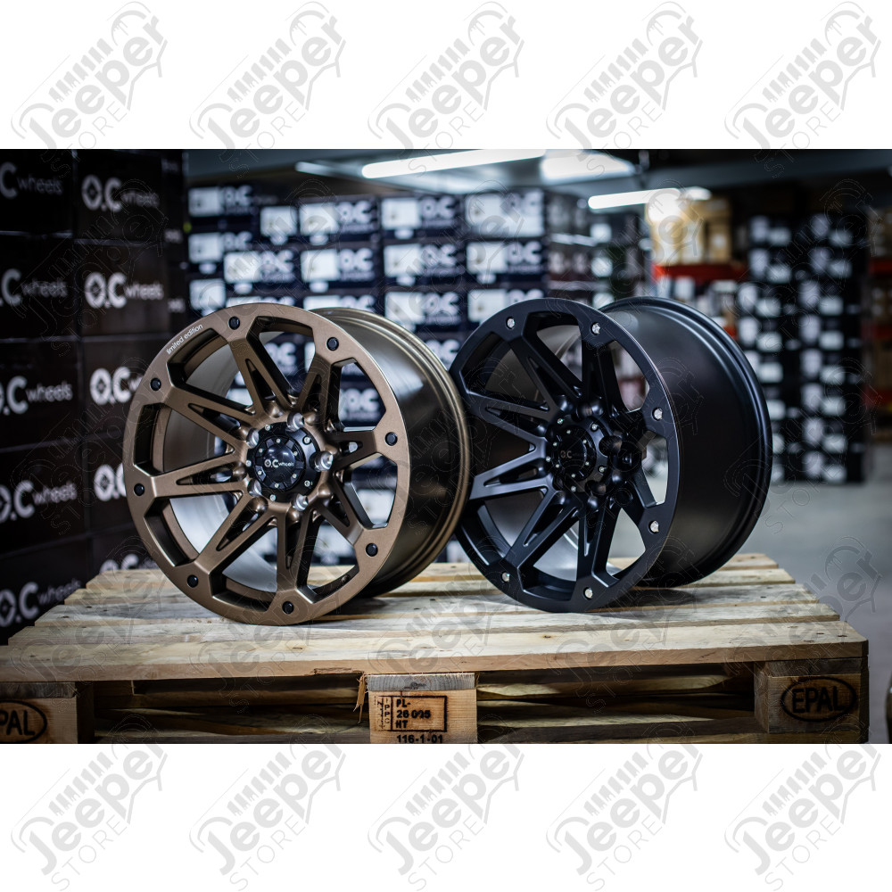 Jante aluminium OC Wheels 814 Gen3, couleur : Black 9x17 / 5x127 / ET: -12 - Jante Alu 17 pouces - 1450.168 / OC218579055012NMB