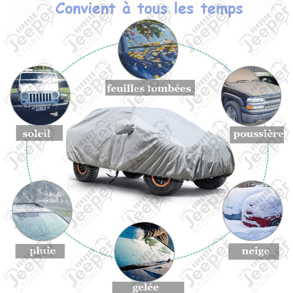 Housse de stockage - Jeep Wrangler JK Unlimited, Wrangler JL Unlimited - 13321.71