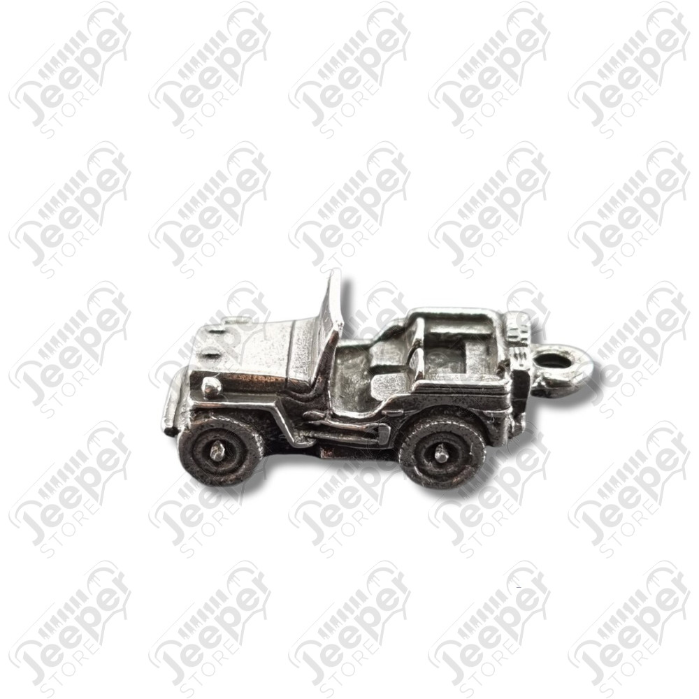 Porte clef Jeep Willys en acier