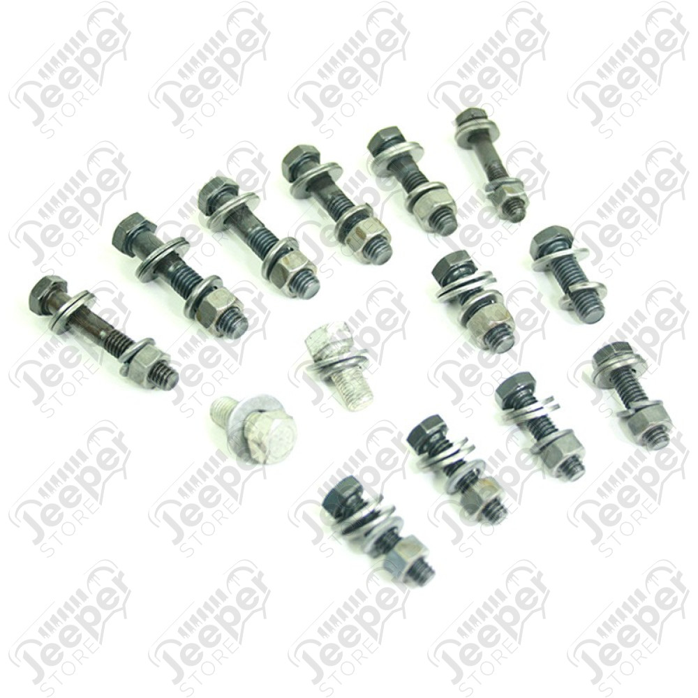 Kit boulonnerie pour fixer la caisse sur châssis - Jeep Willys MB, Ford GPW et Hotchkiss M201 - WOA12237K / A12237K