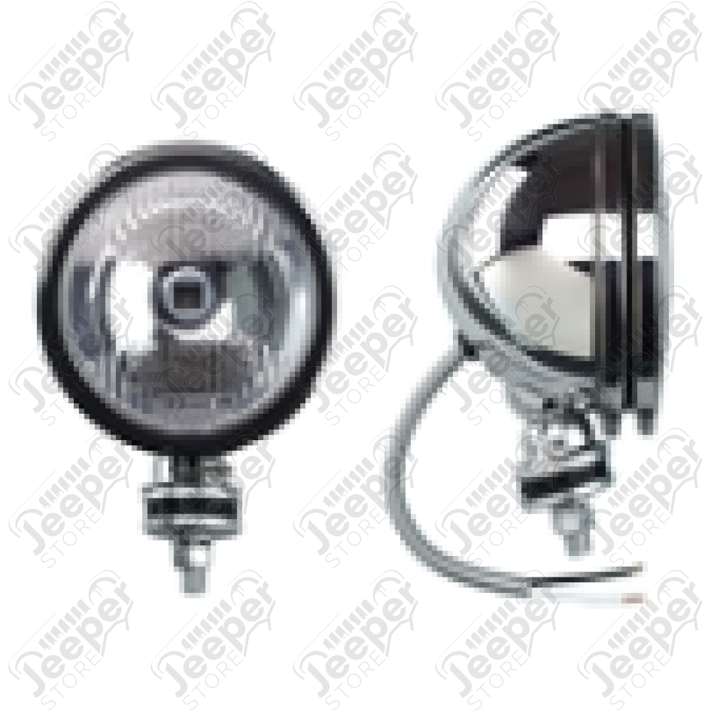 Phare halogène lampe portée rond en acier/Inox (diamètre: 6" - 15.24cm) 100W / 12V - JF615INOX