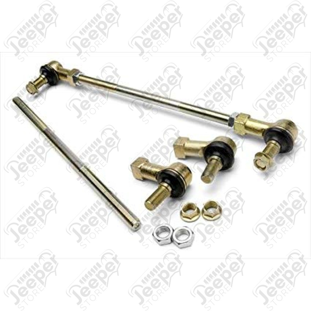 Kit de 2 biellettes de barre stabilisatrice arrière réglable (JKS) pour 3.5" à 6" de réhausse Jeep Wrangler JK