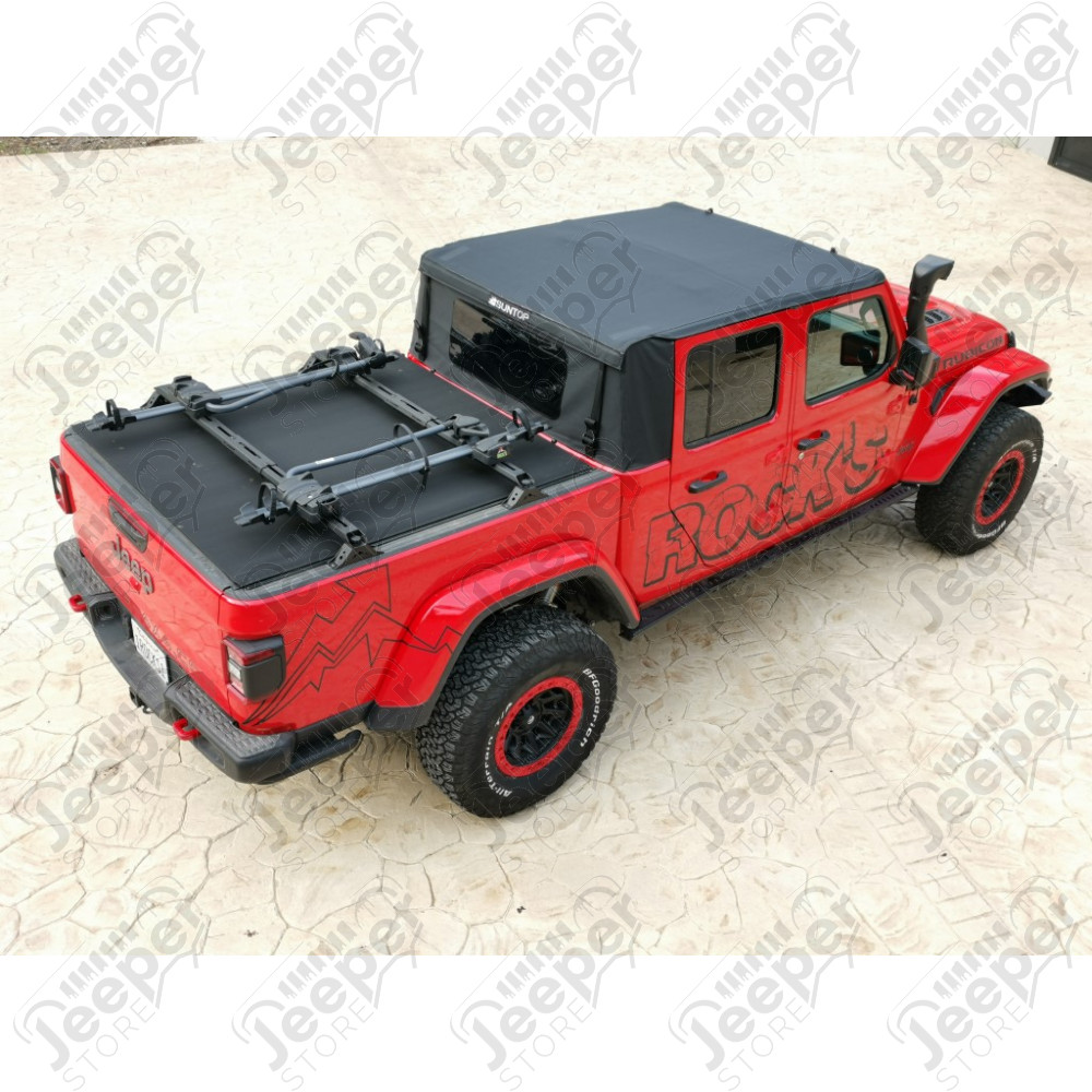 Partie SOFT TOP - Bâche JT Soft Top SUNTOP - Couleur : Black Diamond - Jeep Gladiator JT