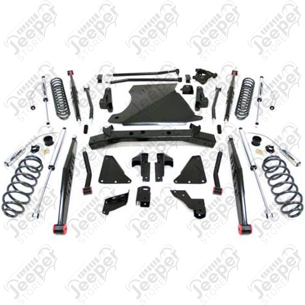 Kit réhausse Long Arm 6" , PRO COMP, avec amortisseurs à réservoir, Wrangler JK