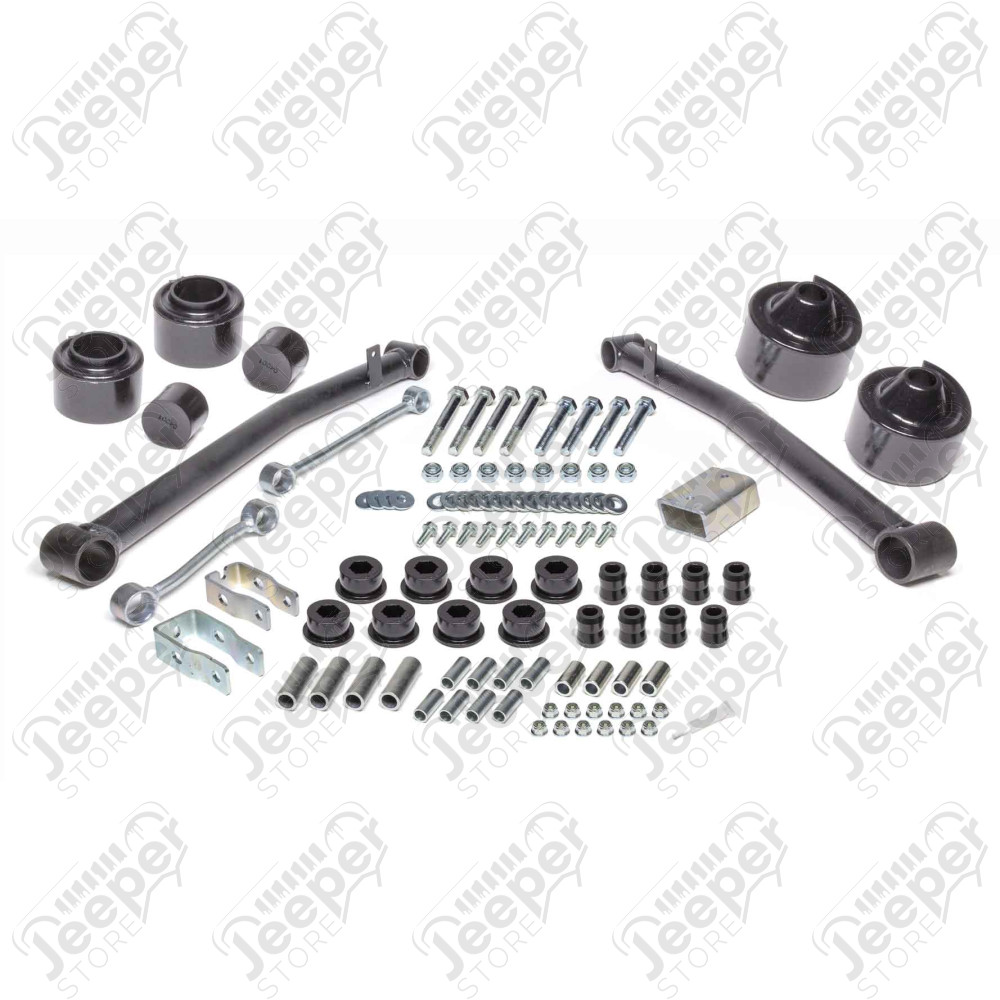 Kit de cales de réhausse +2" (+5cm) en polyuréthane pour Jeep Wrangler JL