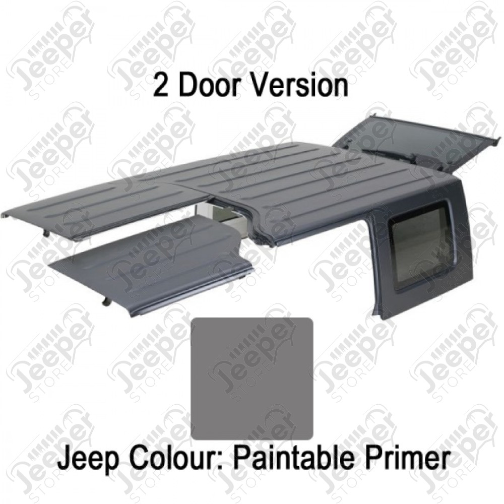 Hard Top origine MOPAR noir (non paint) Jeep Wrangler JK 2 portes