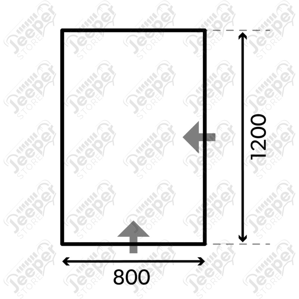 Niche (tente) gonflable pour chien modèle "K9 80 AIR" (120cmx80cm)