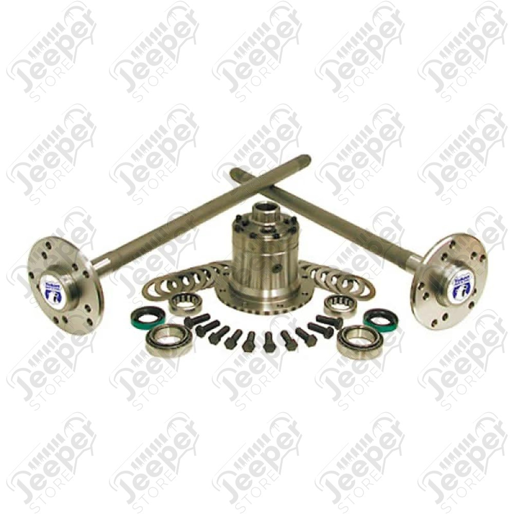 Kit blocage de différentiel (pneumatique) avec 2 arbres arrières renforcés (30 cannelures / c-clip / Dana 35) - M35W-2-30-YGL