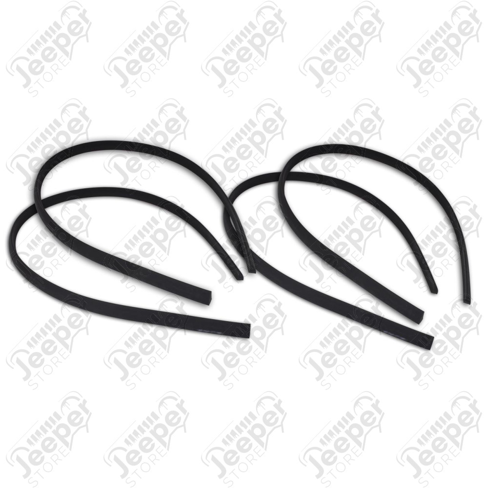 Kit 4 rajouts d'élargisseurs d'ailes +25mm pour Jeep Wrangler JL