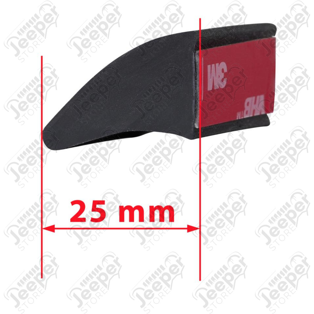 Kit 4 rajouts d'élargisseurs d'ailes +25mm pour Jeep Wrangler JL