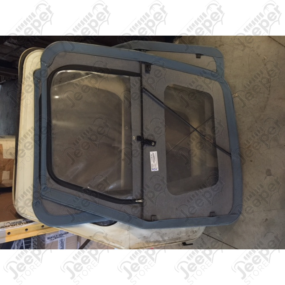 Occasion: Kit de 2 portes en toiles (couleur: bleu) Jeep CJ7 et Wrangler YJ (sans poignées)