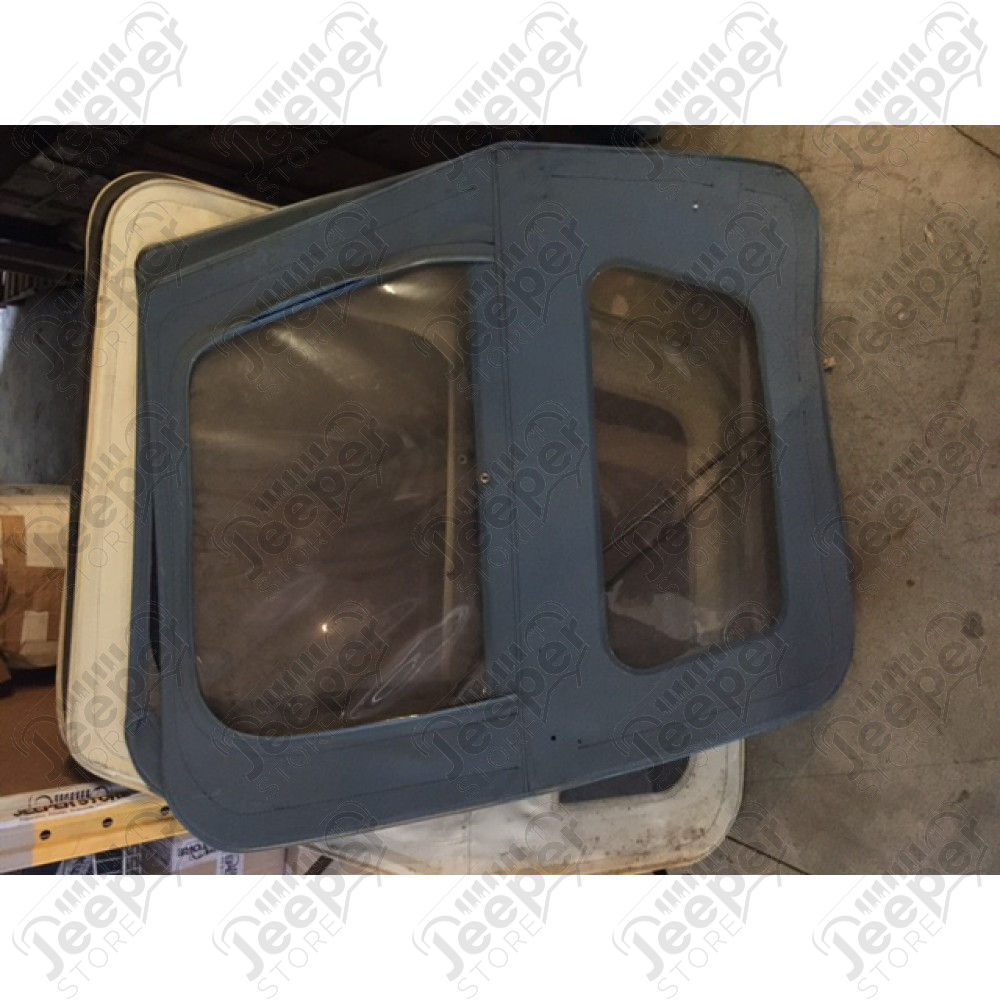 Occasion: Kit de 2 portes en toiles (couleur: bleu) Jeep CJ7 et Wrangler YJ (sans poignées)