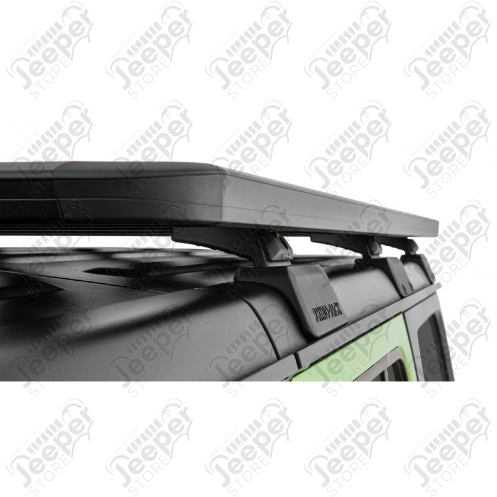 Kit galerie Pioneer Rhino-Rack (1800x1430mm) avec système Backbone et pieds RLT600 pour Jeep Wrangler JL Unlimited (4 portes) - 1579.39PRR2 / RHR-RLT600 + RHR-RJLB1 + RHR-QMFK05 + RHR-RLT600H + RHR-QMVA05 + RHR-62108 / RHR-JC-01646