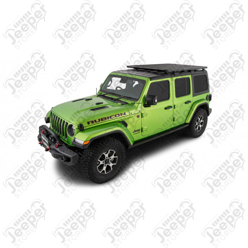 Kit galerie Pioneer Rhino-Rack (1800x1430mm) avec système Backbone et pieds RLT600 pour Jeep Wrangler JL Unlimited (4 portes) - 1579.39PRR2 / RHR-RLT600 + RHR-RJLB1 + RHR-QMFK05 + RHR-RLT600H + RHR-QMVA05 + RHR-62108 / RHR-JC-01646