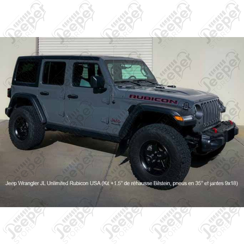 Kit réhausse +1.5" (+4 cm) Bilstein pour Jeep Wrangler JL Unlimited (4 portes) - 53291431
