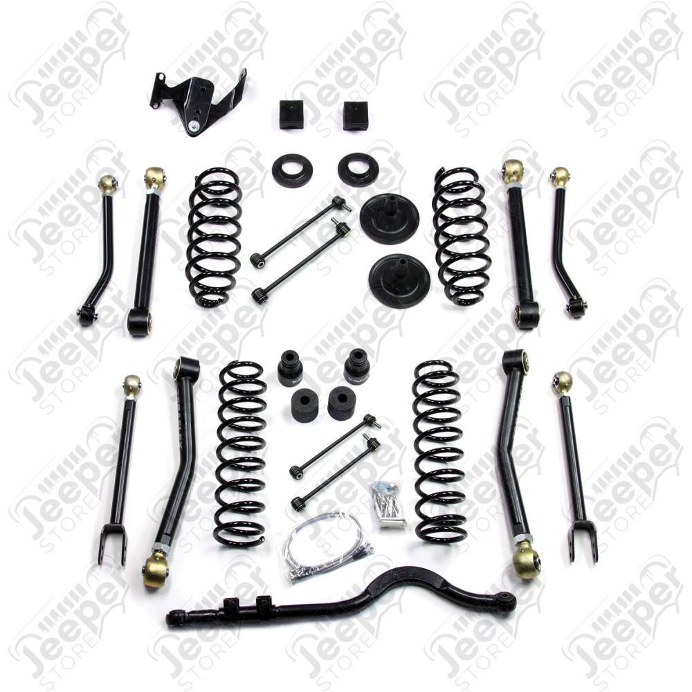Kit réhausse +3" (+7.62 cm) Teraflex - Jeep Wrangler JK - K2525TER / TX1156333