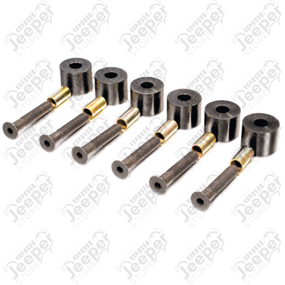 Kit de rabaissement de boíte de transfert en Polyuréthane (de 2'' à 4'' de réhausse) Jeep Wrangler YJ, TJ