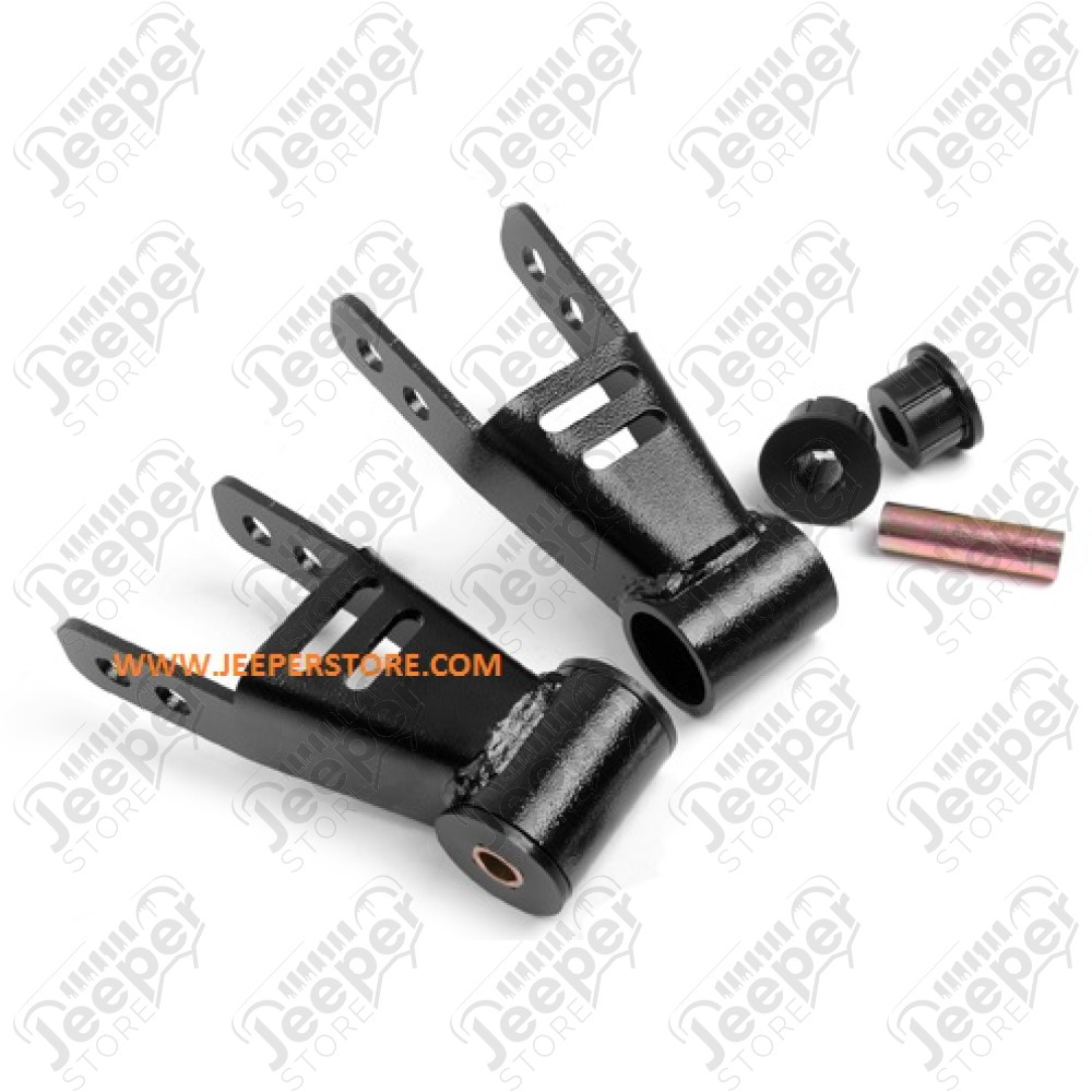 Kit de 2 jumelles de réhausse pour lames arrière +1.5" (+40mm) pour Jeep Cherokee XJ 