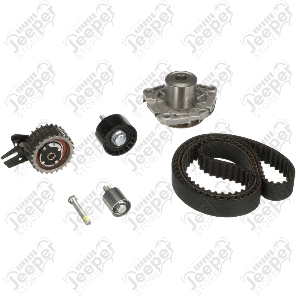 Kit de distribution moteur avec pompe à eau pour 2.2L TD Jeep Wrangler JL - 1347.36 / 68335121AA + 68189934AA + 68286227AA + 68286387AA / 5706XS + T42140 + T43291 + WP0040 / KP15706XS