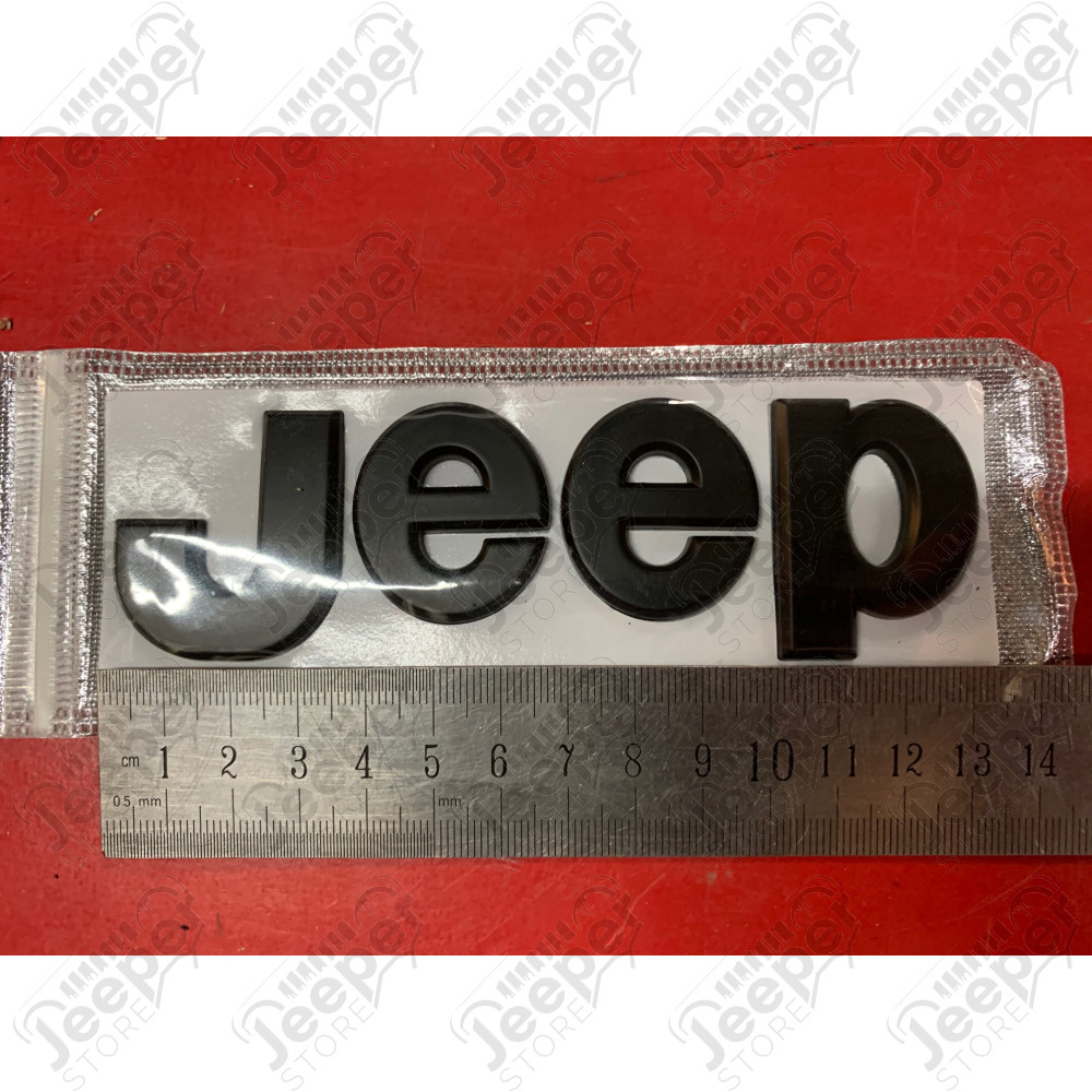 Logo JEEP - Emblème noir pour carrosserie - ST-T671-3