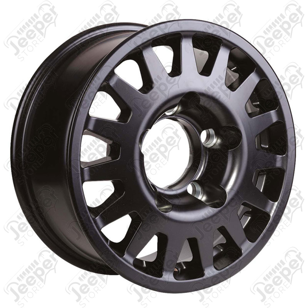 Jante Aluminium Manano Black 8x17 / 5x110 / ET: +35 - MAN51BK