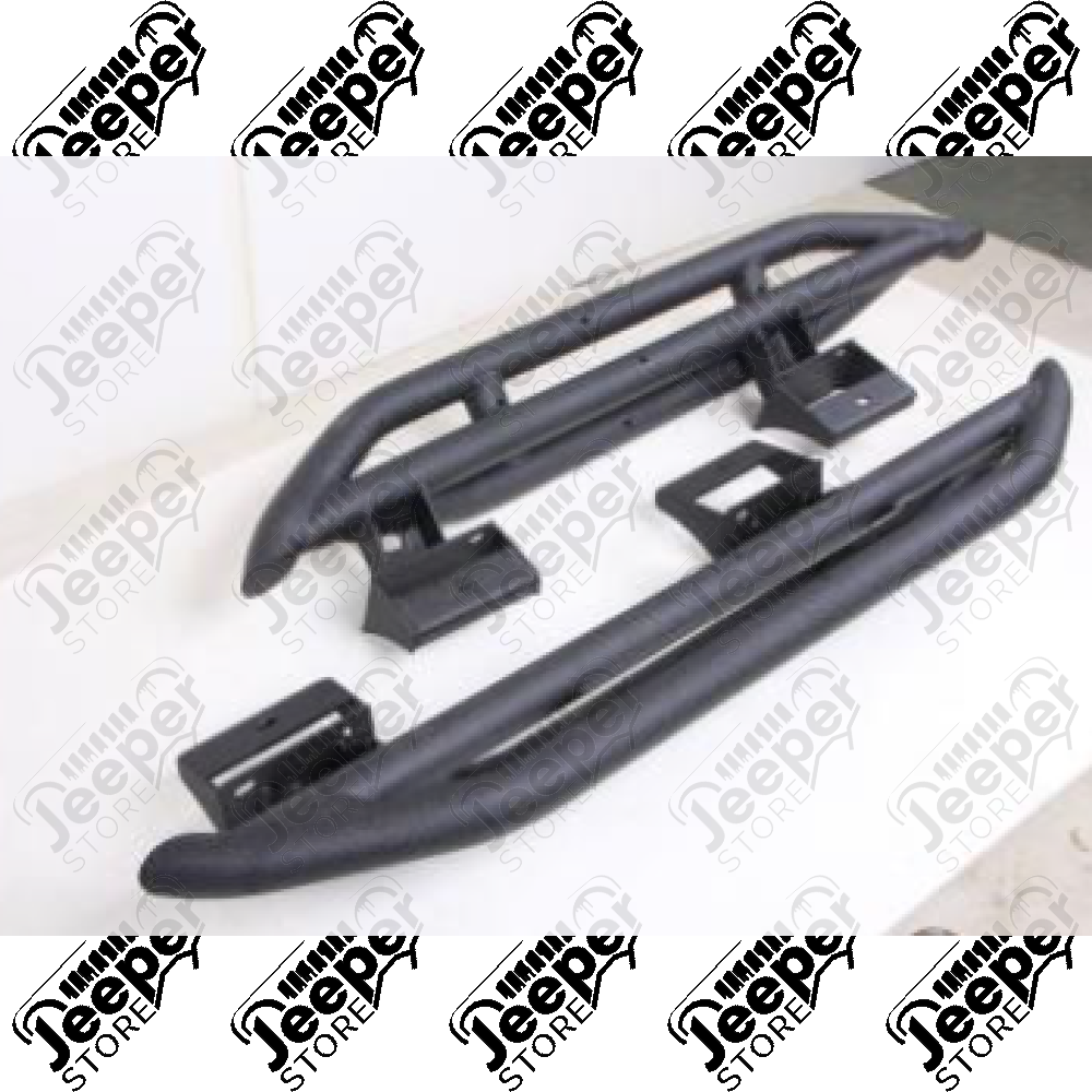 Kit marches pieds acier tubulaire pour Jeep Wrangler JK (2 portes)