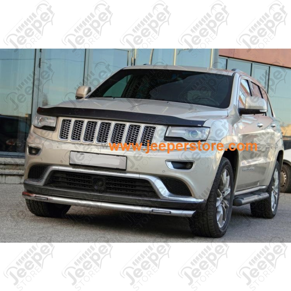Bas de protection de pare chocs avant City Bar avec LED (diametre: 60mm) Jeep Grand Cherokee WL, WK2