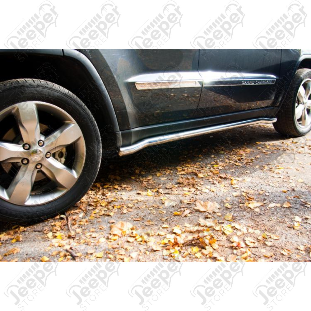 Kit protections de bas de caisse inox (diametre: 60mm) Jeep Grand Cherokee WL, WK2