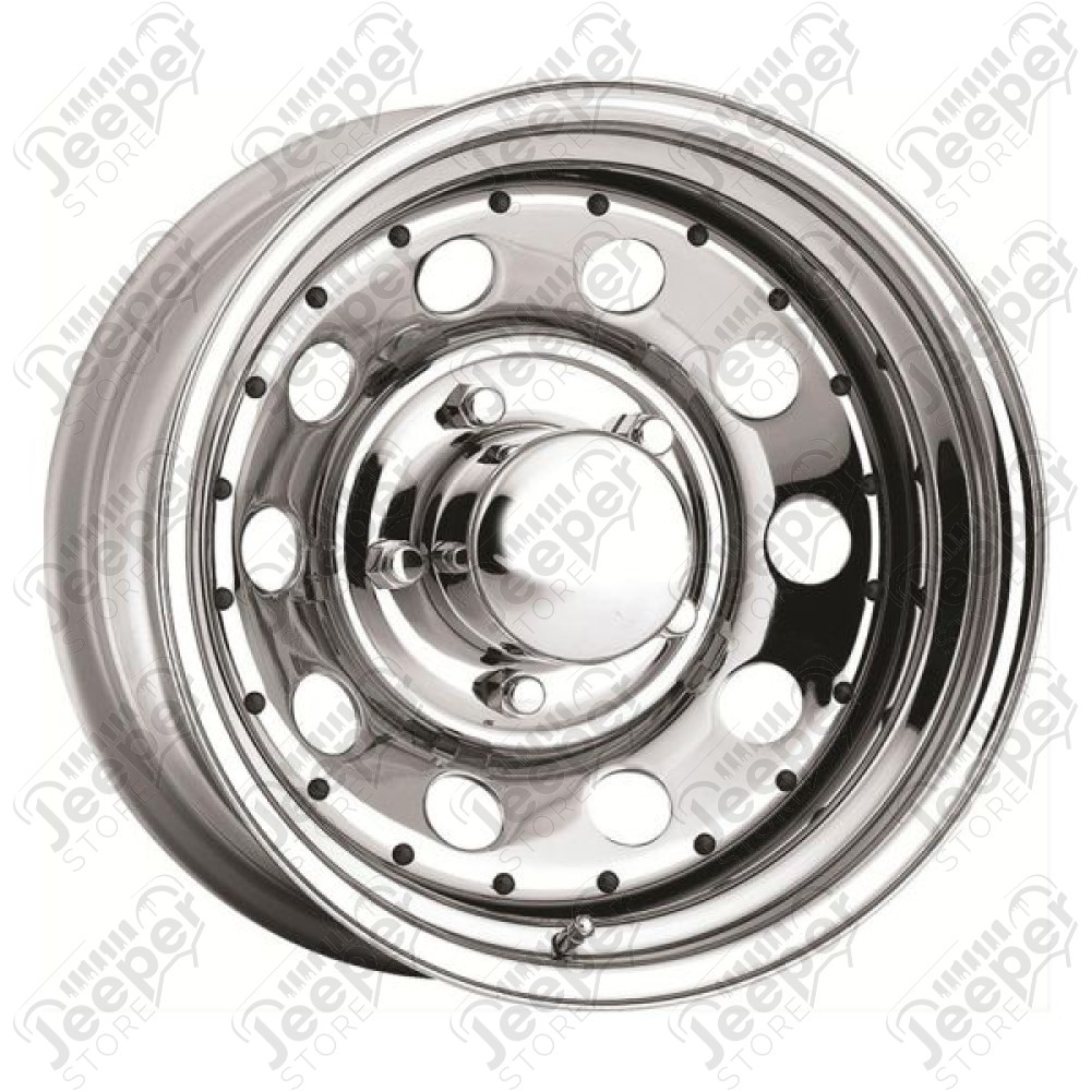 Jante Modular Acier Chromé 10x15 / 5x114.3 / ET: -44 - 409CH / RA409CH - Jante Acier 15 pouces