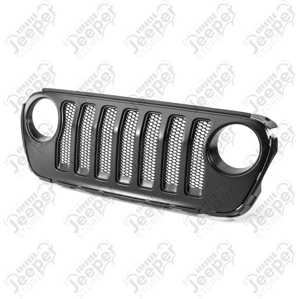 Calandre plastique noir satin version Rubicon Jeep Wrangler JL 