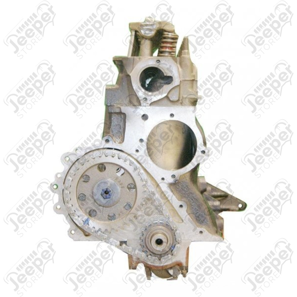 Moteur complet nu 4.2L 258cui Wrangler YJ Moteur Réusiné: Remise à neuf est un processus d'usine où les pièces d'origine du moteur de la voiture et de composants sont complètement démontés . Pièces d'usure sont remplacées , le reste soigneusement nettoyé