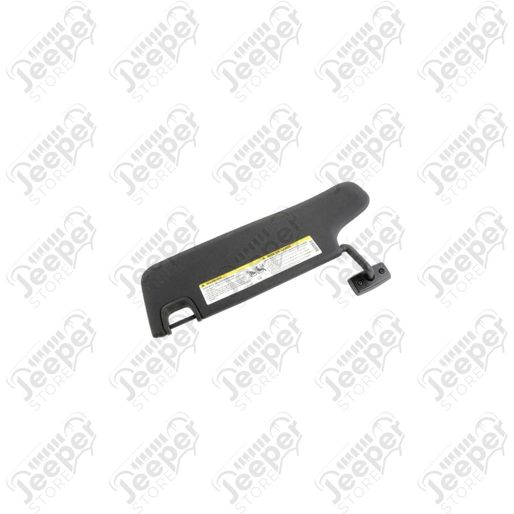 Pare soleil avant droit couleur noir pour Jeep Wrangler JK (phase 2)