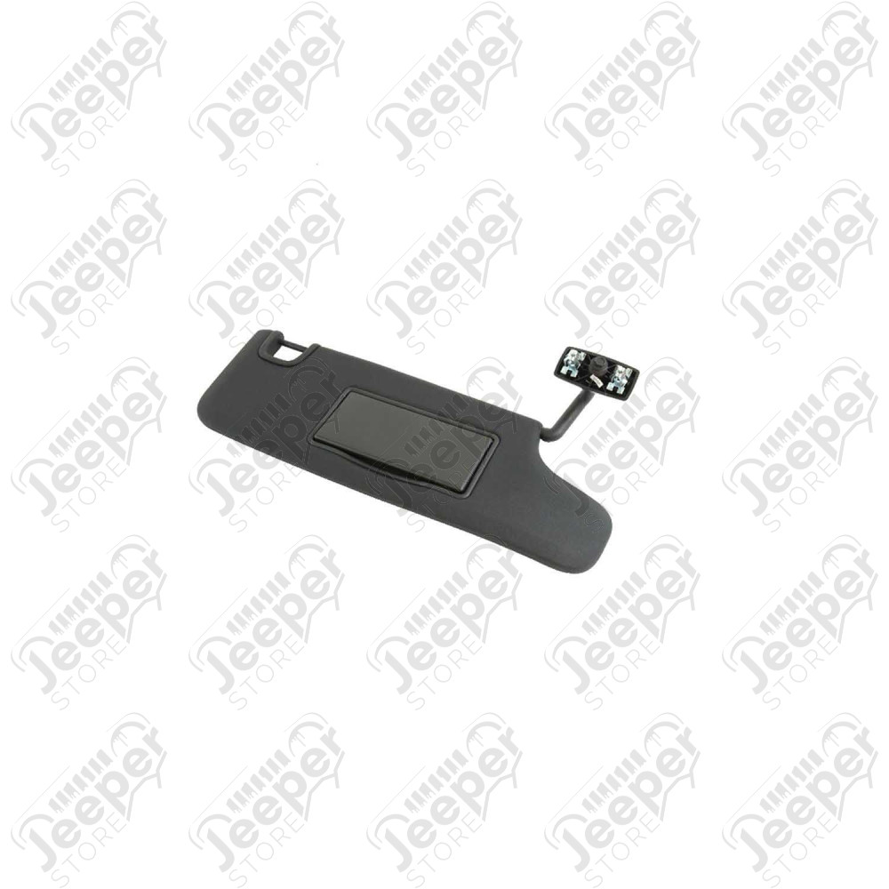 Pare soleil avant droit couleur noir pour Jeep Wrangler JK (phase 2)
