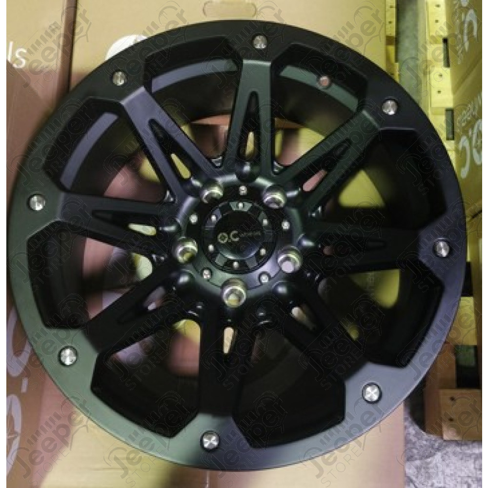 Jante aluminium OC Wheels 814 Gen3, couleur : Black 9x18 / 5x127 / ET: +12 - Jante Alu 18 pouces