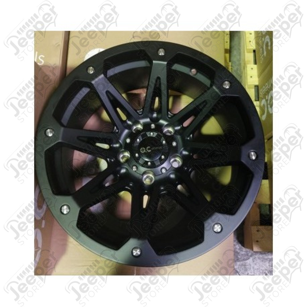 Jante aluminium OC Wheels 814 Gen3, couleur : Black 9x17 / 5x127 / ET: -12 - Jante Alu 17 pouces - 1450.168 / OC218579055012NMB