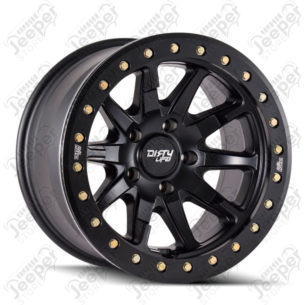 Jante aluminium OC Wheels 9304 Dual Tek noir mat 5x127 / 9x17 / ET: -12 / CB: 71.6 - 1450.182 / OC930479055012NMB / T4-OC930479055012NMB