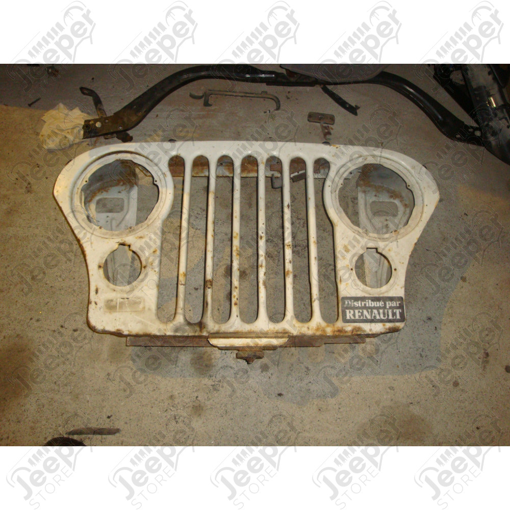 Occasion : Calandre blanche (face avant) - Jeep CJ7