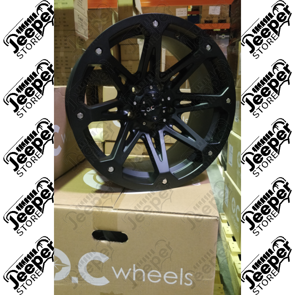 Jante aluminium OC Wheels 814 Gen3, couleur : Black 9x18 / 5x127 / ET: +12 - Jante Alu 18 pouces