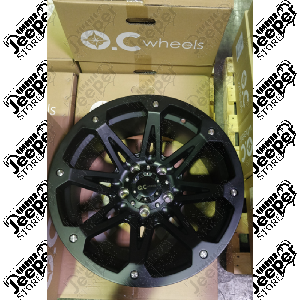 Jante aluminium OC Wheels 814 Gen3, couleur : Black 9x18 / 5x127 / ET: +12 - Jante Alu 18 pouces