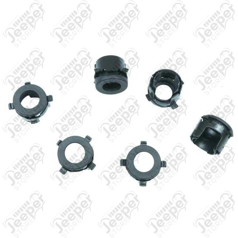 OFJLFBSP014A Kit de 6 fixations de radars de recul (pour pare chocs avant spécifique) Jeep Wrangler JL