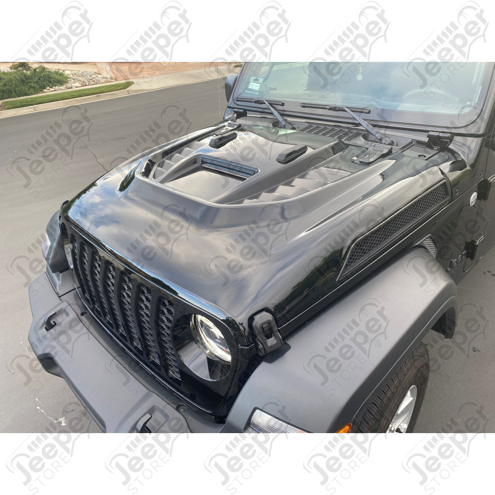 Capot moteur Agressif à peindre pour Jeep Wrangler JL