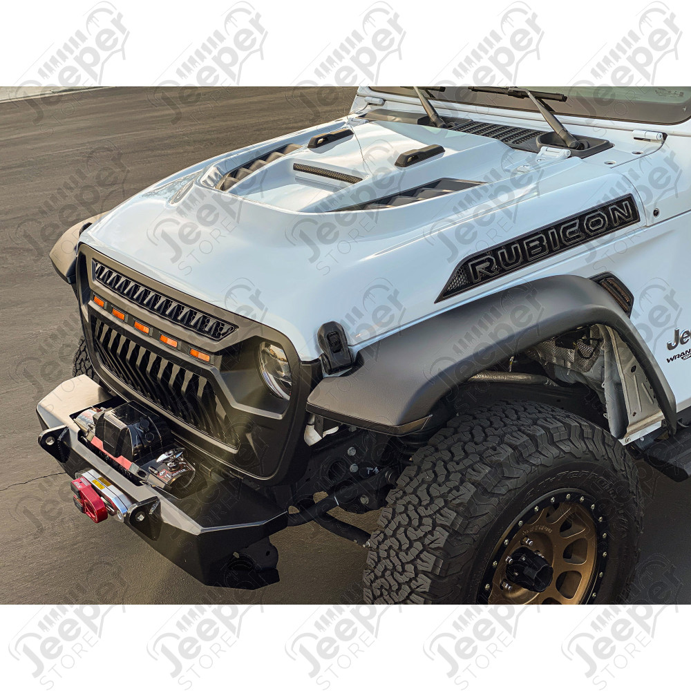 Capot moteur Agressif à peindre pour Jeep Wrangler JL