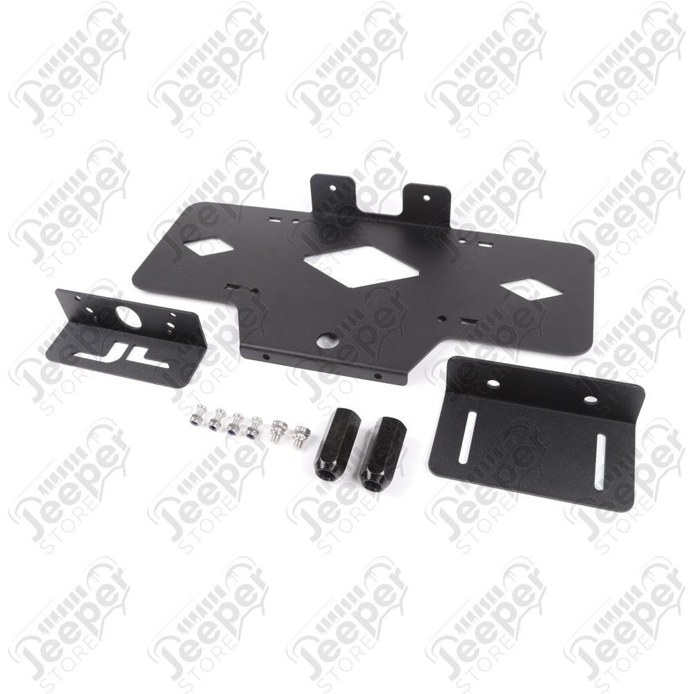 Support de plaque d'immatriculation US sur la roue de secours pour Jeep Wrangler JL