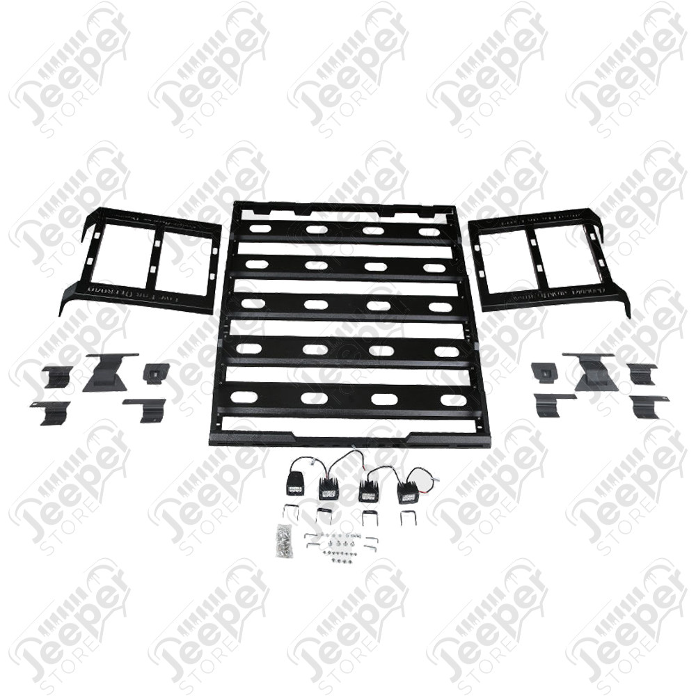 Galerie de toit - Jeep Wrangler JL Unlimited (4 portes) - OFJLRRS384