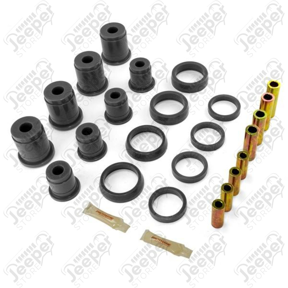 Suspension Control Arm Bushing Kit, Front, Black; 93-98 Grand Cherokee