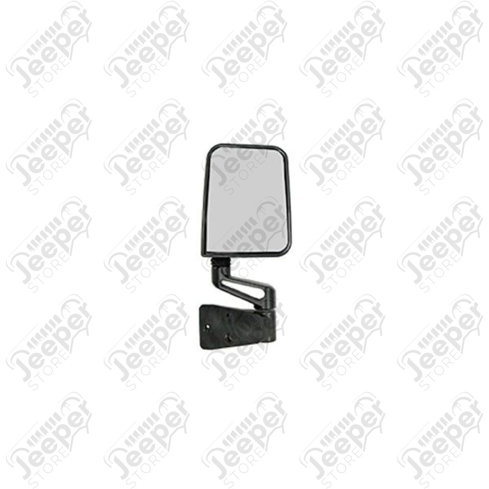 Door Mirror, Right, Black; 87-02 Jeep Wrangler YJ/TJ