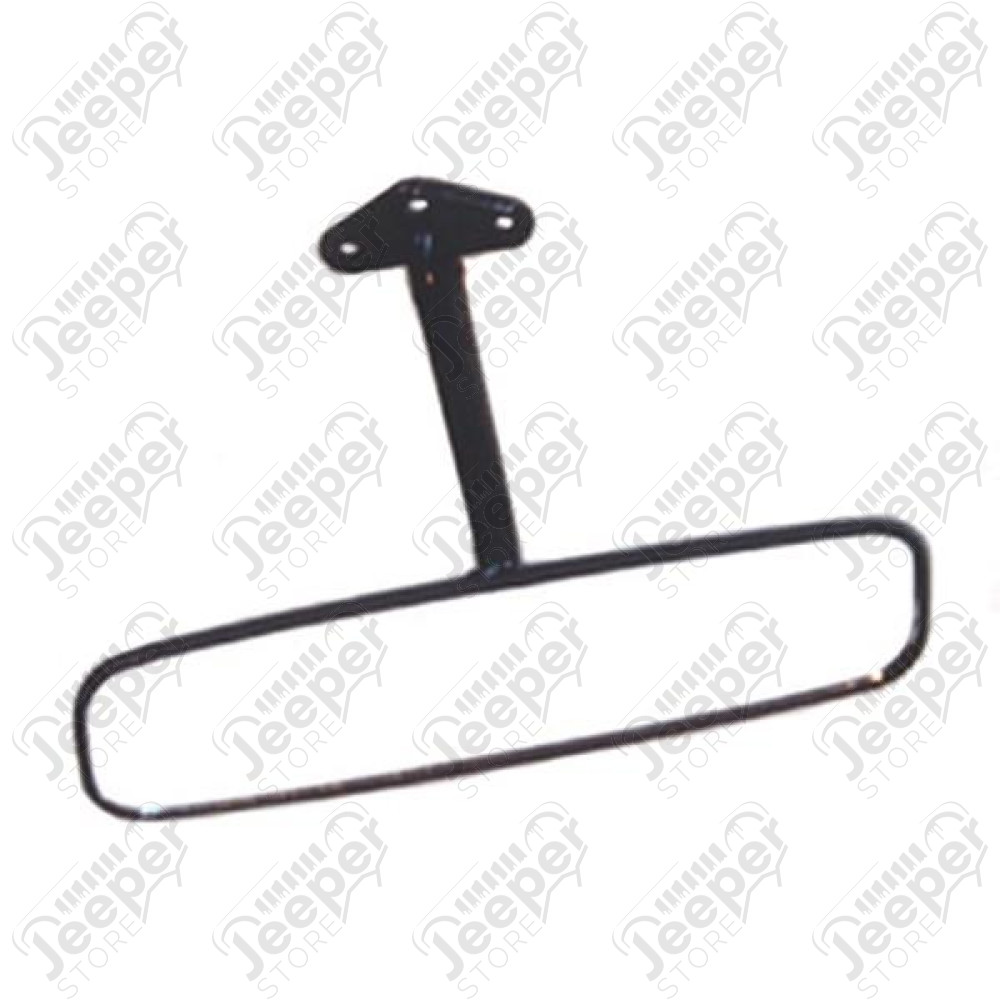 Interior Rear View Mirror Kit, Mounting Bracket; 41-75 Willys/Jeep CJ