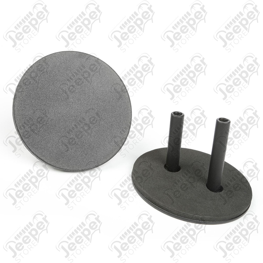 Mirror Relocation Bracket Kit, Textured Black 07-18 Jeep Wrangler JK