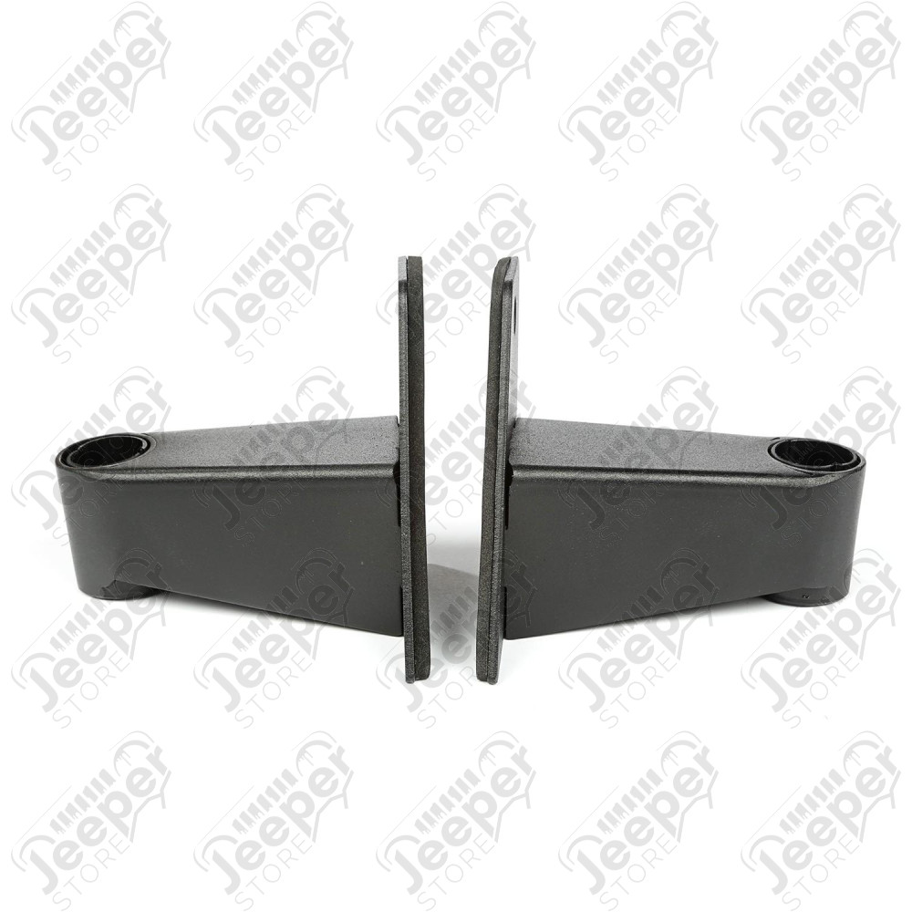 Mirror Relocation Bracket Kit, Textured Black 07-18 Jeep Wrangler JK